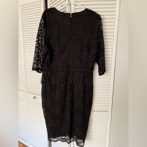 Lovely formal, black, knee-length dress. Size XXL